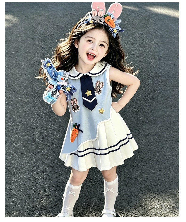 女童夏季连衣裙2026新款女宝宝巨好看百褶裙儿童夏装小女孩公主裙 — 5