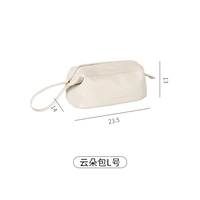 Yun Duo Duo Makeup Back Bag-Milk Abricot White