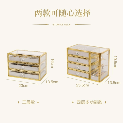 Брендовая высококлассная вместительная и большая прозрачная коробочка для хранения, аксессуар для волос, серьги, система хранения, популярно в интернете