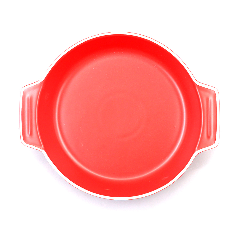 Northern wind ins western - style food plate deep dish soup plate household ears dish plate ceramic salad plate for FanPan baking pan