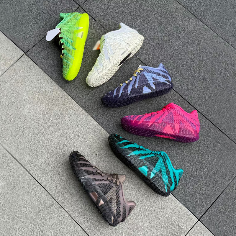 Morant 3Rd Generation Basketball Shoes for Boys, Y2K Style Air-Cushion Sneakers, Year of the Horse, Grizzlies, All-Star, Pink Devil's Eye