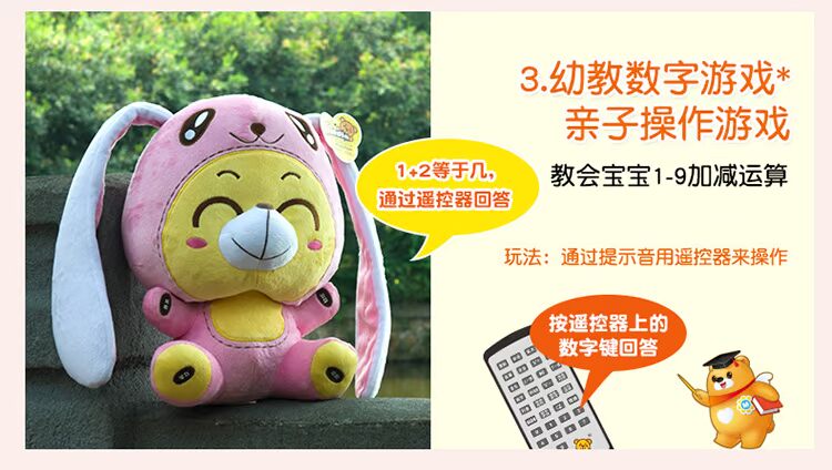 Maddy Bear Smart Early Learning Plush Doll Doll Story Cơ hội nói chuyện Đồ chơi trẻ em Tải về robot thông minh chính hãng