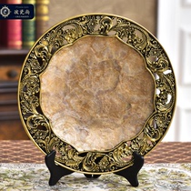 European classical retro ornaments Home decorations Wine cabinet entrance TV cabinet Bogu rack hanging plate American crafts