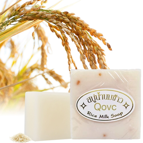 Таиланд рисовое молоко отбеливание угревой мыло с мылом глюта