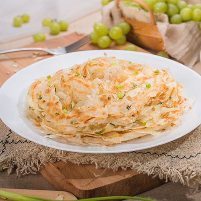 层次哥手抓饼面饼皮酱半成品家庭装包邮早餐加热即食速食冷冻食品