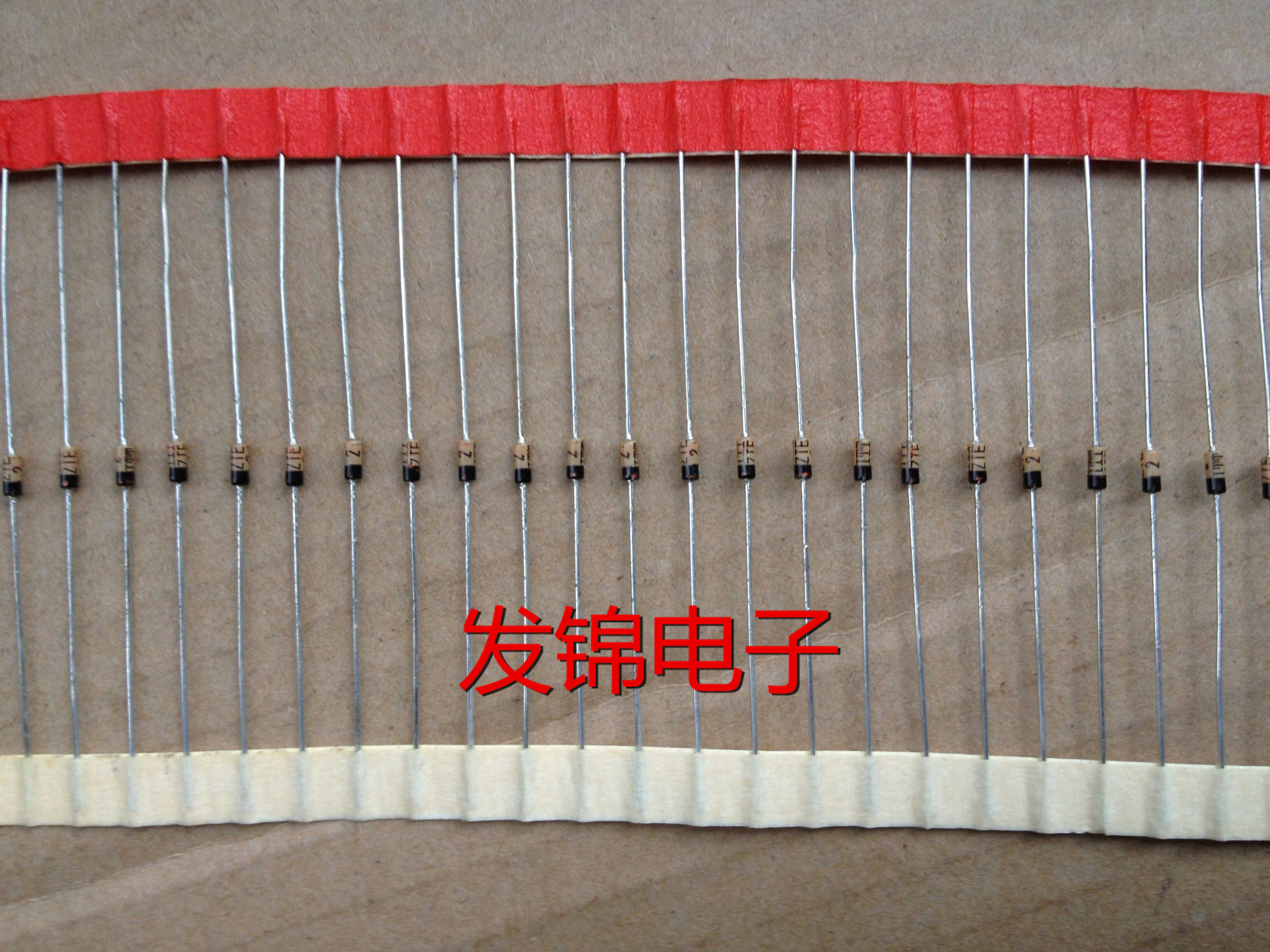 Brand new imported original ZTE2 ZTE2 ZTE2V0 DO-35 DO-35 ITT voltage regulator diode 100mA 2V