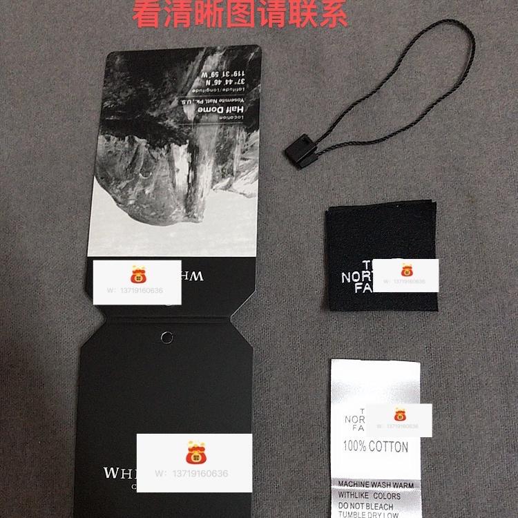 The North Face Wash Label, Hang Tag, Collar Label, Woven Label, Fabric Label, Code Label, Plastic Bag, Dust Bag