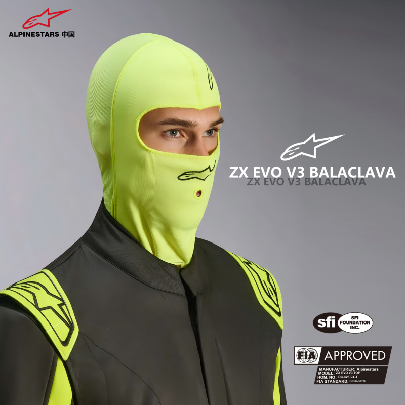25 Models of Italian A-Star Alpinestars Zx Evo V3 Fia/Sfi Certified Fireproof Racing Helmets