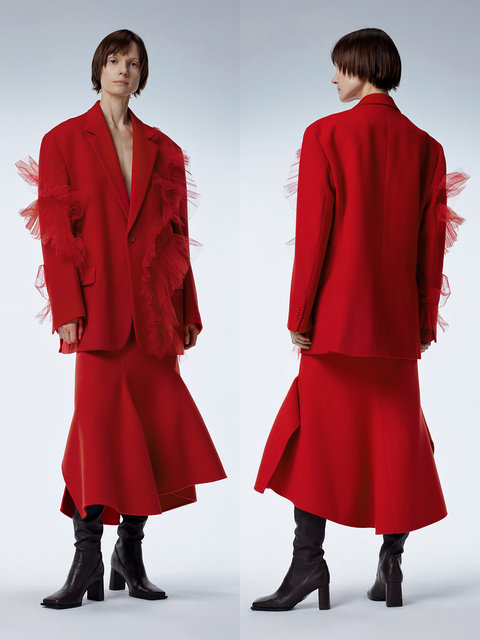 Jnby/Jiangnan Cloth Outlet Winter Discount Loose Irregular Skirt