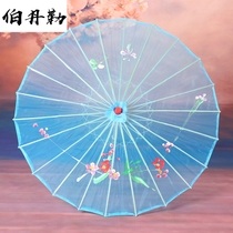 Small umbrella mini performance Classical flower umbrella Jasmine open dance Fresh ancient style catwalk dance transparent props for children