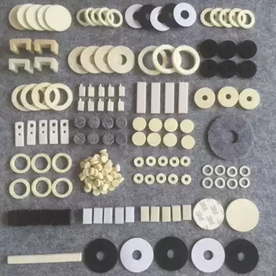 Custom seal oil-absorbing wool felt gasket Round shaped gasket Mechanical motor industrial oil seal dust-proof wool ring