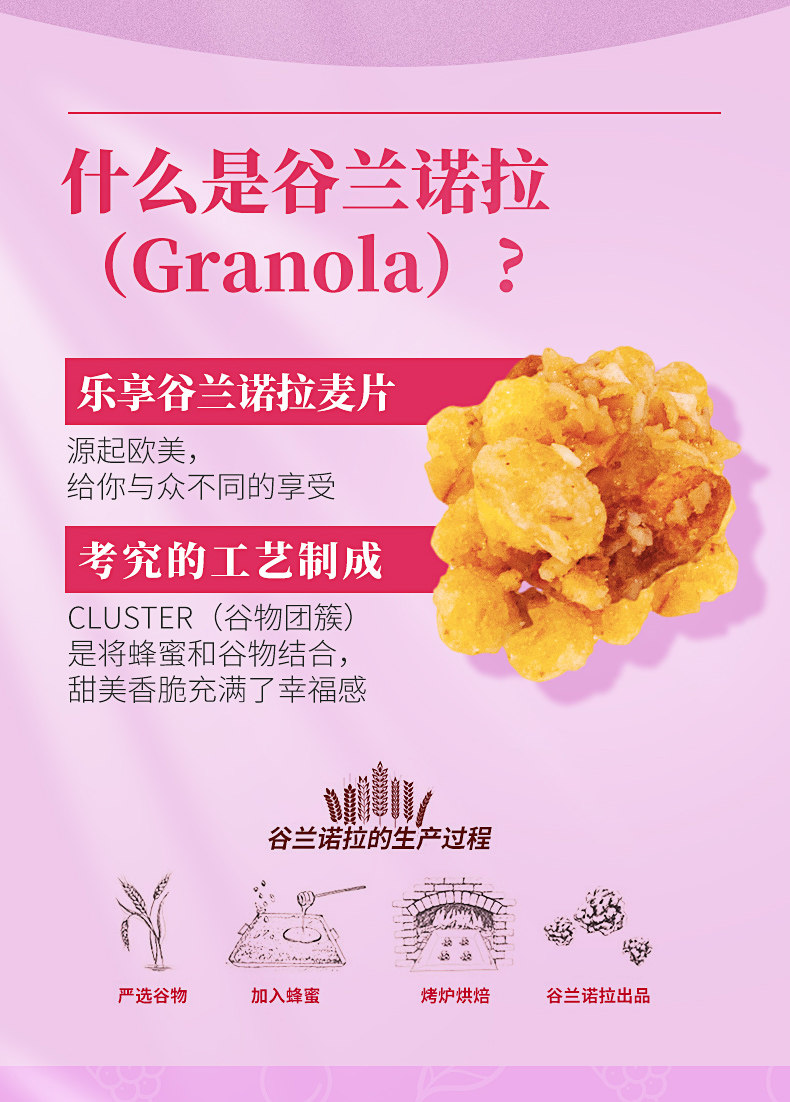 韩国进口 Kelloggs家乐氏 水果燕麦片 500g*3件 图8