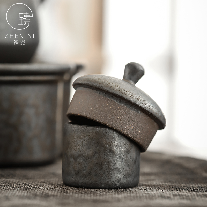 Gold furnishing articles cover buy Japanese cover bracket checking ceramic lid value retro lid gasket kung fu tea accessories