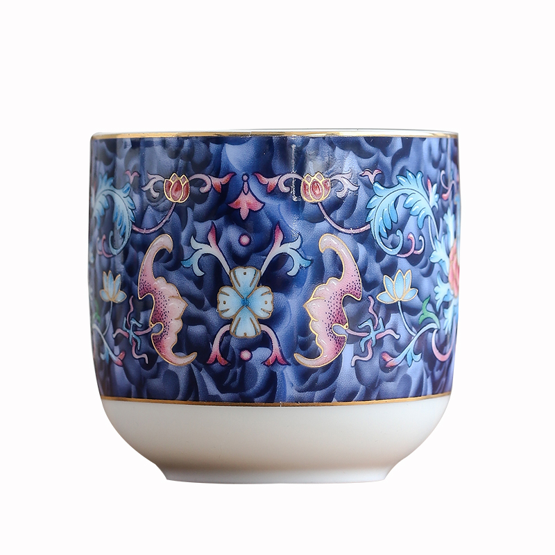 By large mud masters cup jingdezhen colored enamel household ceramic cups sample tea cup Japanese people make tea bowl
