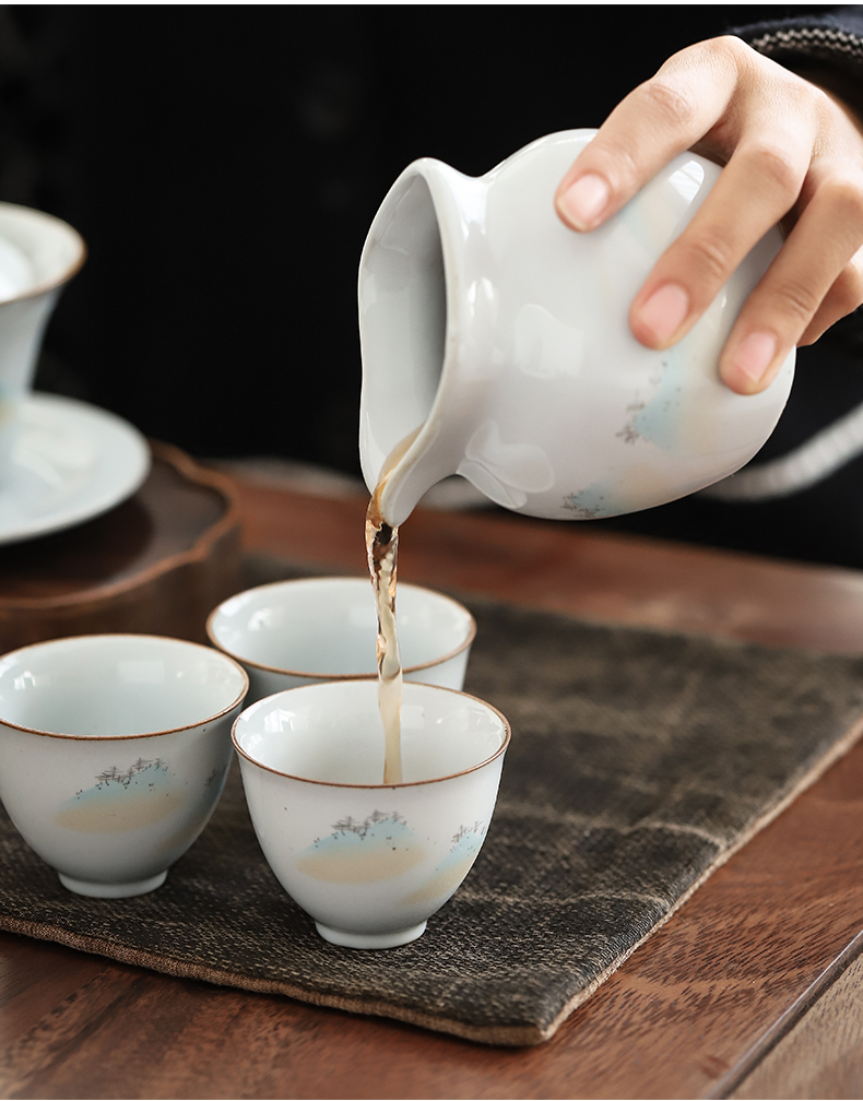 Restoring ancient ways by mud up sample tea cup hand - made teacup Japanese ceramic masters cup home tea kungfu tea set single CPU