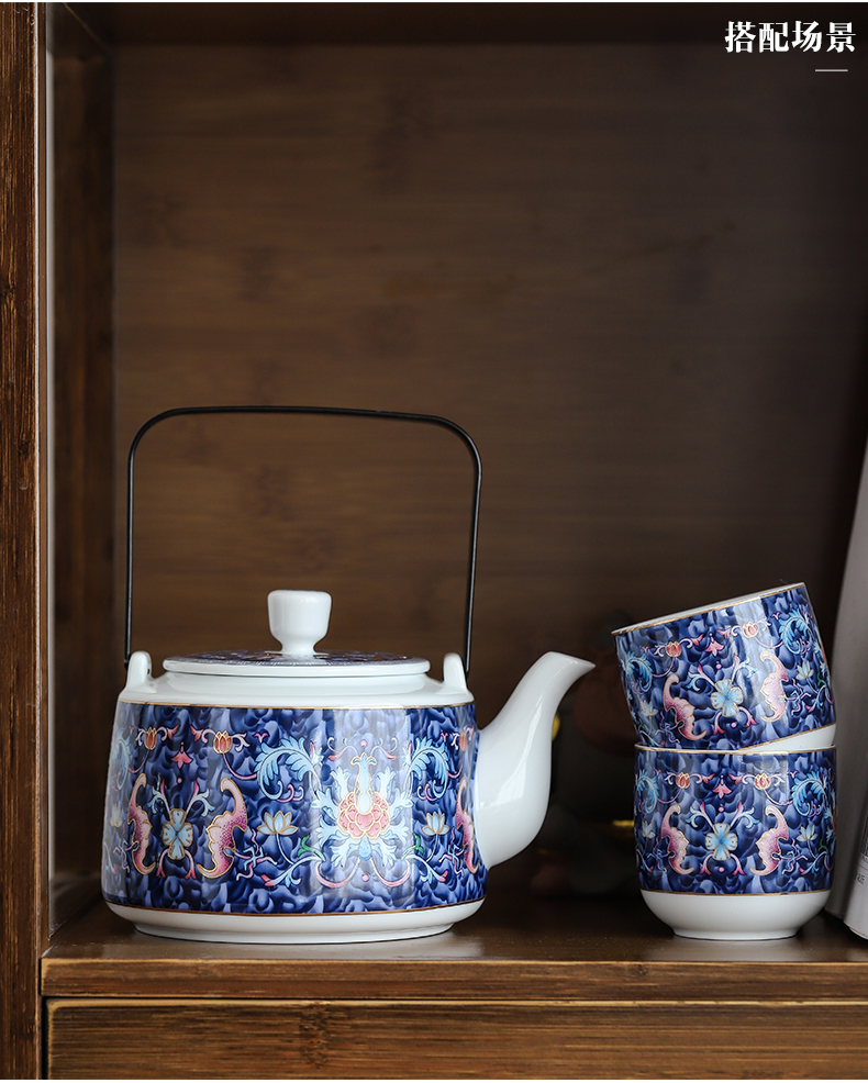By large mud masters cup jingdezhen colored enamel household ceramic cups sample tea cup Japanese people make tea bowl