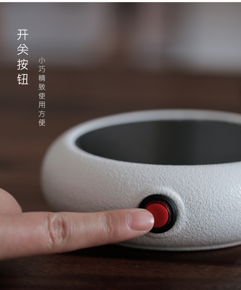 By mud glass keller cup warm tea ware has contracted home office ceramic insulation cup mat thermostat heating
