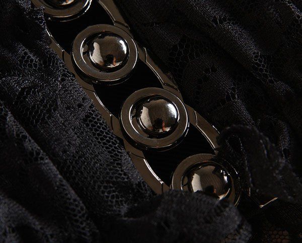Plus Size Lace Waist Belt Wide Women's Korean Edition Extended Fat Sweet Elastic Decoration Waist Cover Chiffon Skirt Strap Trendy Women_voghion.com