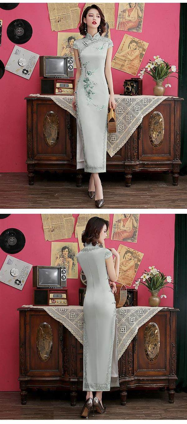 Платье Ципао 旗袍 chinese women elegant traditional cheongsam qipao dress Thousand Golden Princess