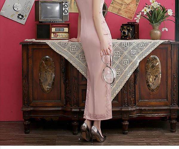 Платье Ципао 旗袍 chinese women elegant traditional cheongsam qipao dress Thousand Golden Princess