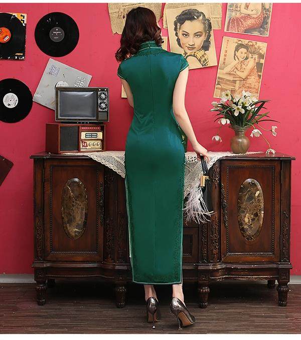 Платье Ципао 旗袍 chinese women elegant traditional cheongsam qipao dress Thousand Golden Princess