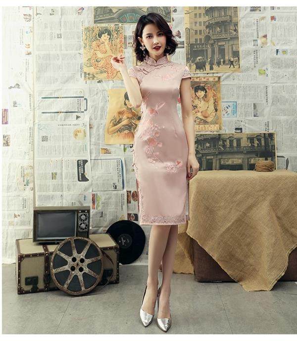 Платье Ципао 旗袍 chinese women elegant traditional cheongsam qipao dress Thousand Golden Princess