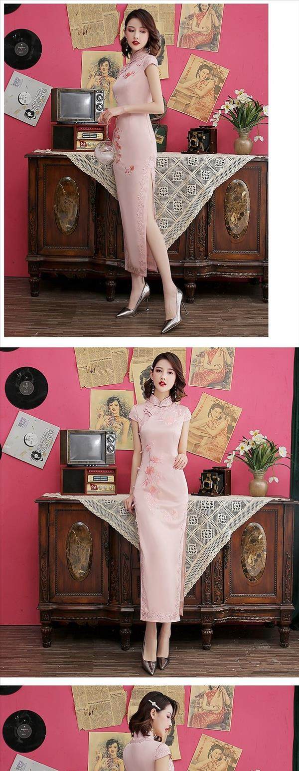 Платье Ципао 旗袍 chinese women elegant traditional cheongsam qipao dress Thousand Golden Princess