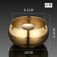 Золотой цвет круглый барабан (труба)