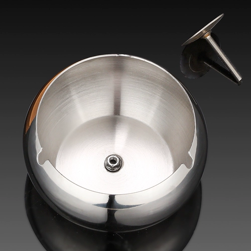 Креативная пепельница из нержавеющей стали для отеля, делается под заказ, с печатью вашего логотипа