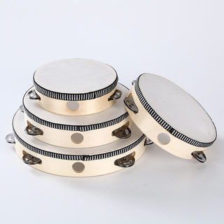 Dance percussion tambourine ring instrument xinjiang dance colorful plastic tambourine performance percussion instrument hand drum