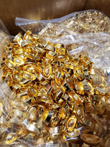  Alloy small gold INGOT about 2CM long ornaments Tibetan supplies Taoist BUDDHIST supplies