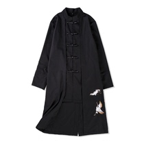  Cotton and linen Yunhe Xian Zhen Chang clothing factory direct sales Taoist robe Taoist clothing Taoist robe Collar and placket Taoist robe