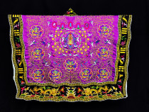  Kowloon Vestment machine embroidered purple all-gold silk Taoist supplies Dharma clothing Dharma robe Taoist clothing Taoist clothing Taoist