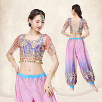 Belly dance XOR style Folk dance Bollywood beaded series Bloomers wide leg performance suit suit female
