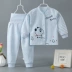 Đồ lót trẻ em eo cao chăm sóc bụng bé gái bé trai cotton xà cạp quần áo mùa thu cho bé đồ bé trai Quần áo lót