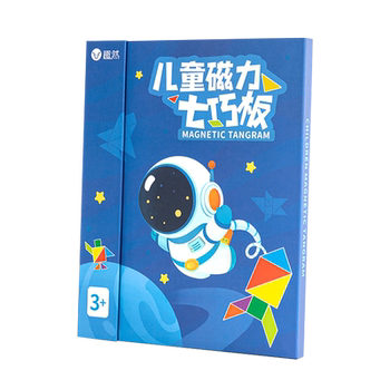 Children's math teaching aids tangram magnetic puzzle fun