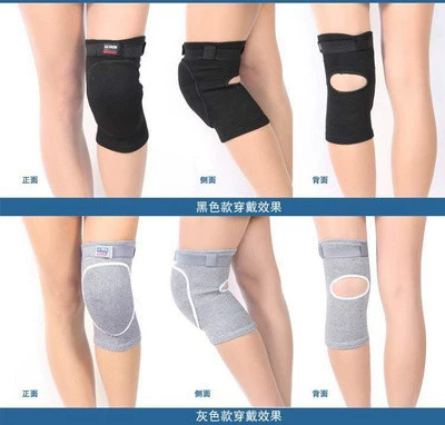 Hố hở chuyên nghiệp trượt băng bóng chuyền chống va chạm quỳ gối trên mặt đất nam và nữ thể thao đồ bảo hộ đệm đầu gối khiêu vũ thoáng khí - Dụng cụ thể thao