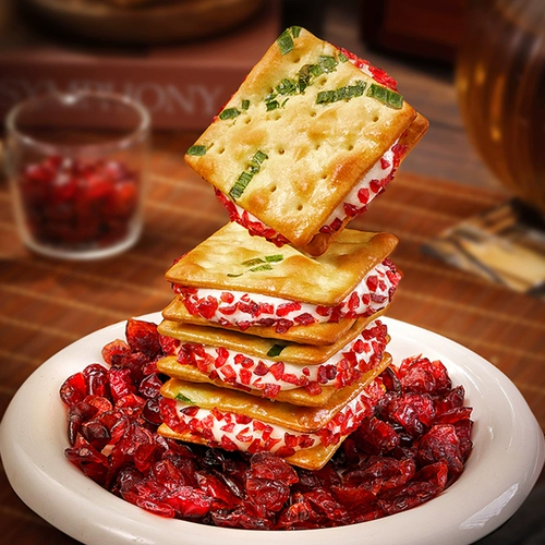 Можно рисовать!Сэндвич с чесноком и печеньем с нугой Сухие закуски из нуги в индивидуальной упаковке 𫔮Закуски для утоления голода