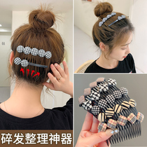 Liu Haicomb insertion comb summer disc hair hairpin girl insert comb back with brain spoon Broken Hair God Instrumental Girl Haircut for children