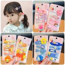 Child hair clip female summer forehead Liu Haiclip female baby Broken Hair Clip Cute Princess Cartoon Hairspoon Bb Clip