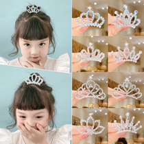 Children Han Style Crown Inserts Comb Water Drill Hair Stirrup Hair Accessories Birthday Accessories Headband Girl King Crown Headwear Princess Hair Comb