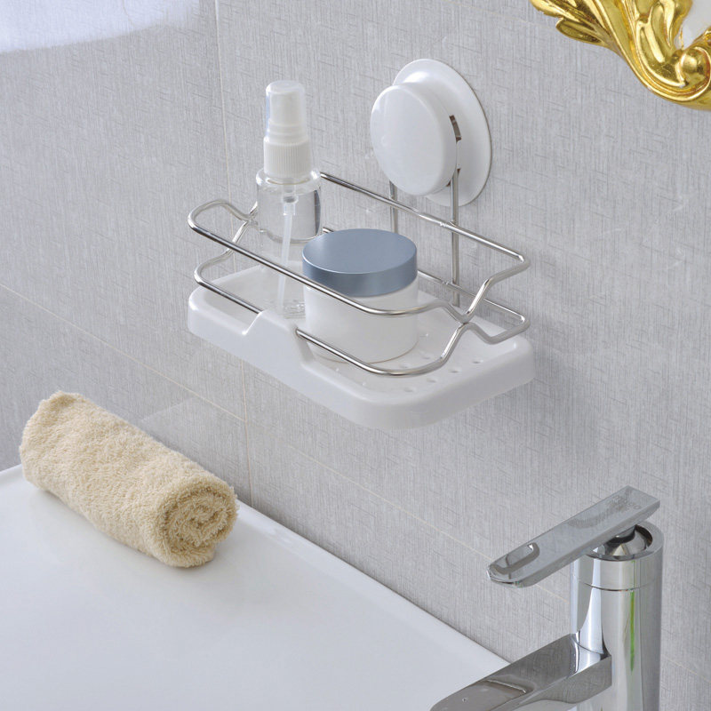Carabao Suction Cup Toilet Shelf BATHROOM WASH-FACE MILK CONTAINING LAYER RACK COSMETIC BODY LOTION-BATH-FREE RACK-FREE CORNER STAND