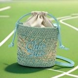 爱南风 Морская соль, соломенный мусс, плетеная сумка через плечо, градиент