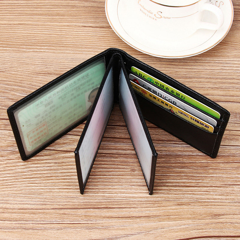 First layer leather driver's license leather case men's leather multi-functional personality creative motor vehicle driving this card bag female driver's license