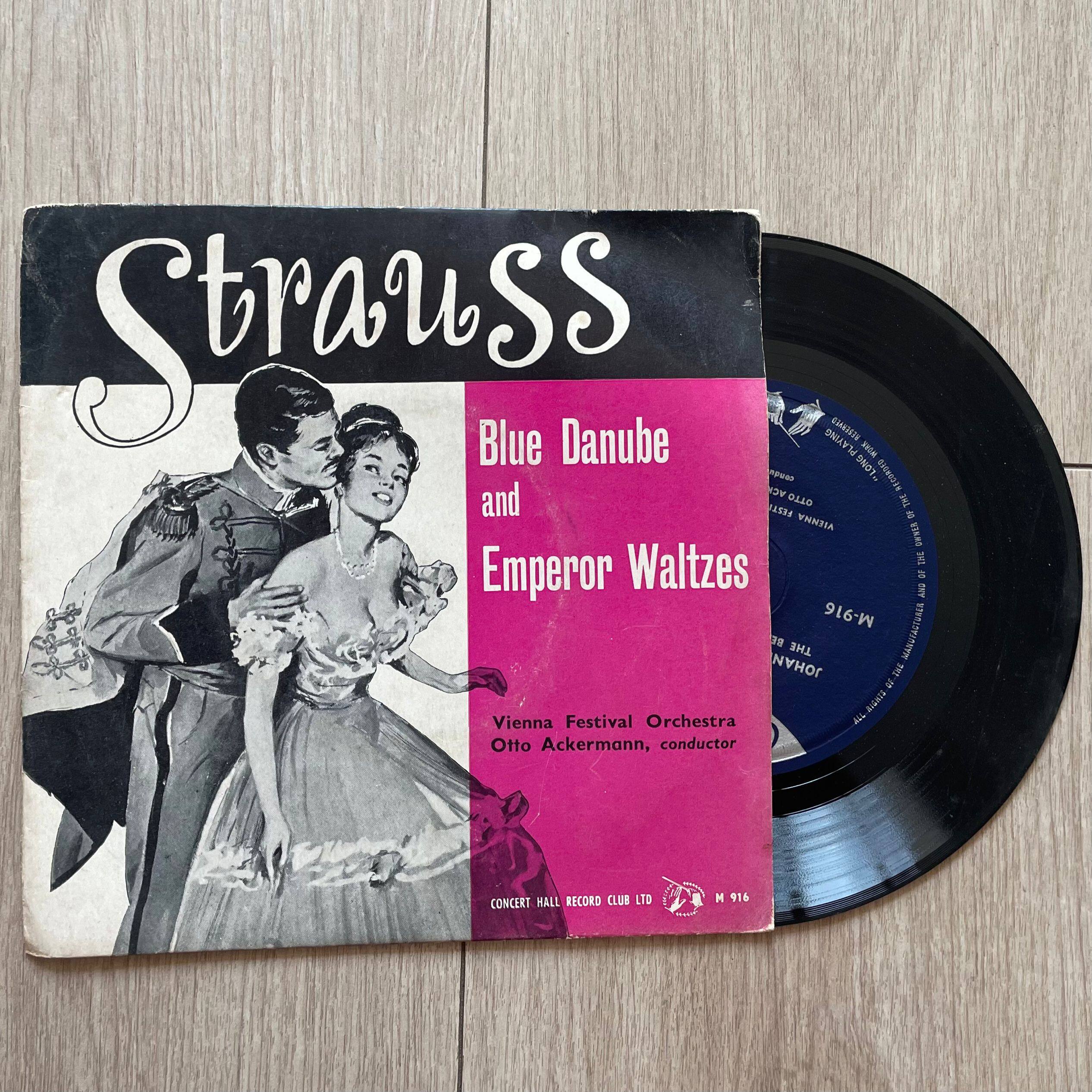 (7 inches) johann strauss Johann Strauss blue danube vinyl record LP