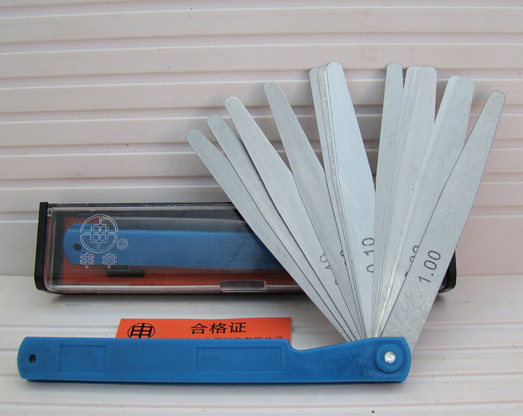 Shanghai Shenshen Seruler 200mm * 17 sheet 0 02-1mm measuring microsheet gap ruler gap gauge gap ruler