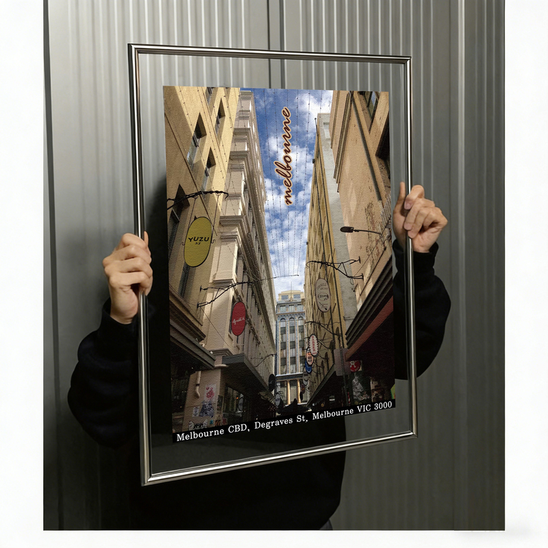 Double-Sided Transparent Acrylic Aluminum Alloy Photo Frame Cartoon Poster Framed Picture Frame Wall Hanging Coffee Shop Poster Display