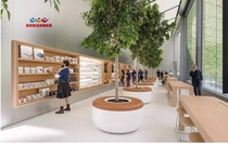 Orpheus FRP soft bag seat flower pot Commercial Meichen Shopping Mall Hotel sales department Public leisure area seat