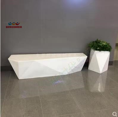 New glass fiber diamond seat mall sample house display center entertainment place meichen leisure chair special-shaped seat rest chair