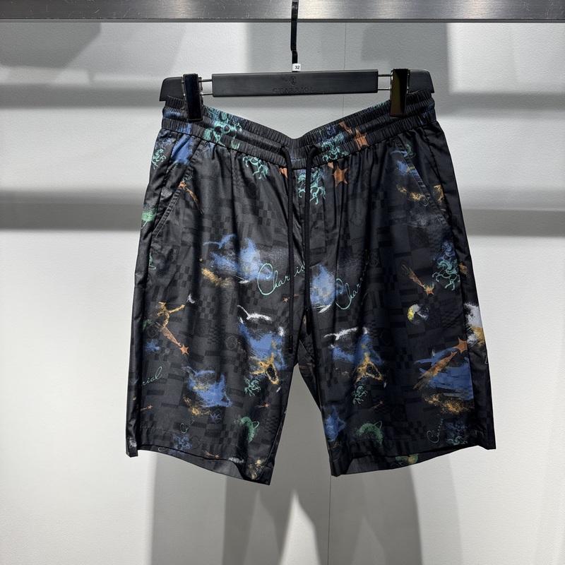 Xia Li Hao Domestic Authentic Product 26 Spring/Summer Men's Titanium Silver Black Casual Shorts ¥1600 Xia Li Hao Domestic Authentic Product 26 Spring/Summer Men's Titanium Silver Black Casual Shorts ¥1600